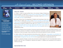 Tablet Screenshot of gynsecondopinion.com
